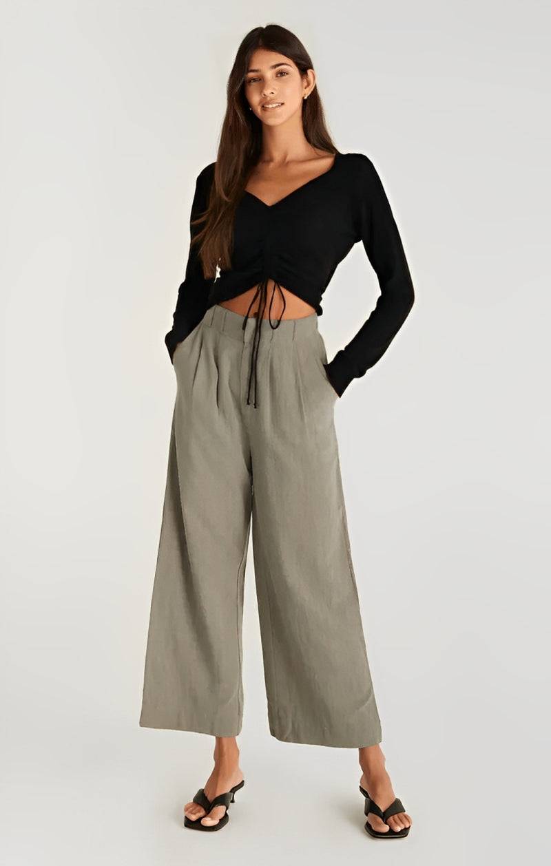 Pantalones anchos casuales